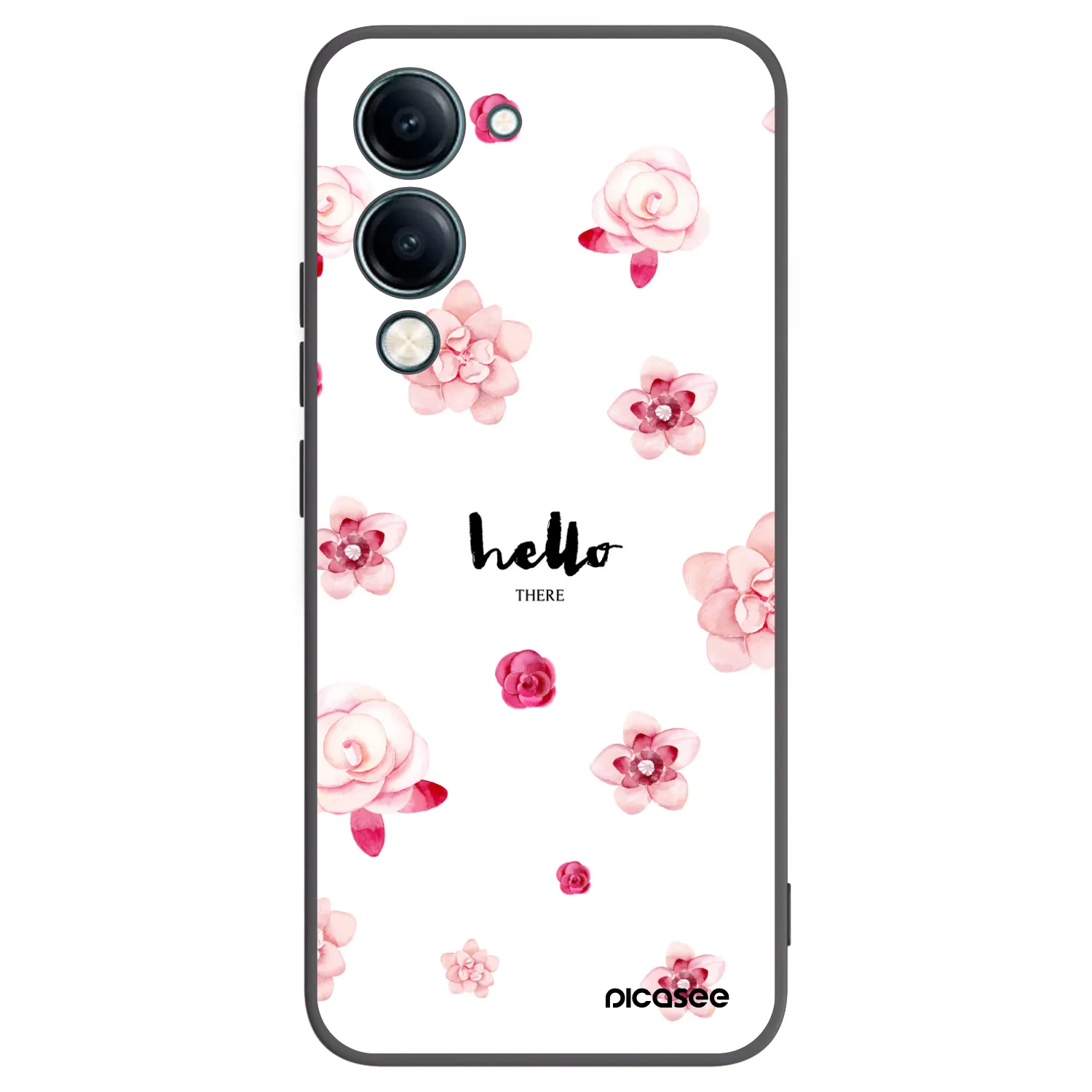 Picasee silikónový čierny obal pre Vivo Y29s 5G - Hello there
