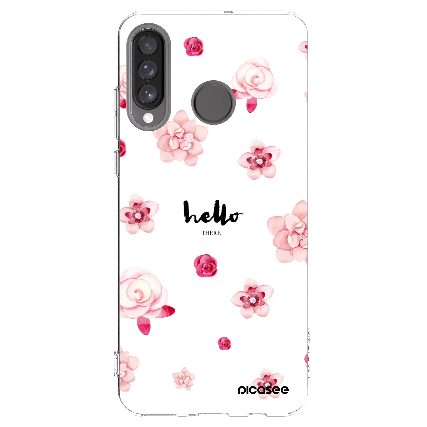 Picasee silikónový prehľadný obal pre Huawei P30 Lite - Hello there
