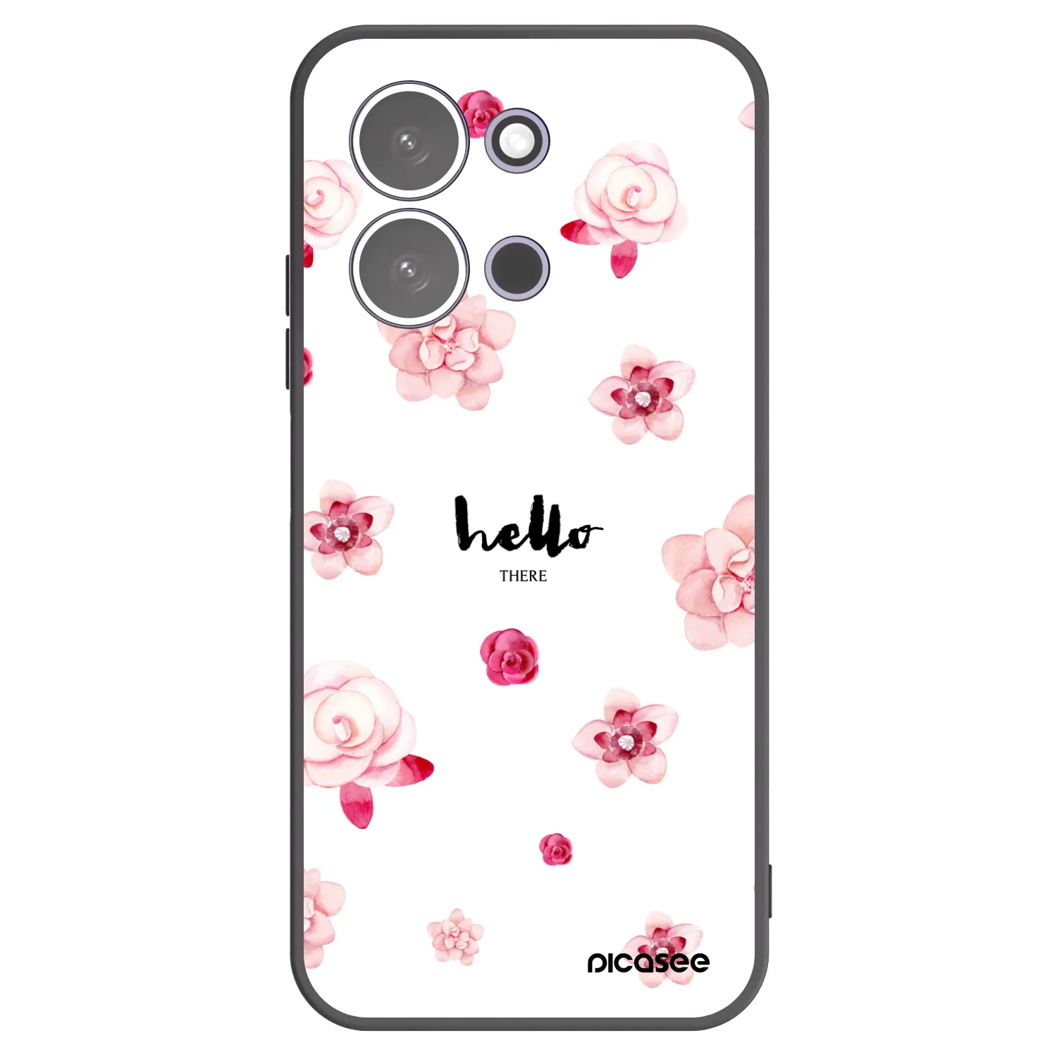 Picasee silikónový čierny obal pre Xiaomi Redmi 15C 5G - Hello there