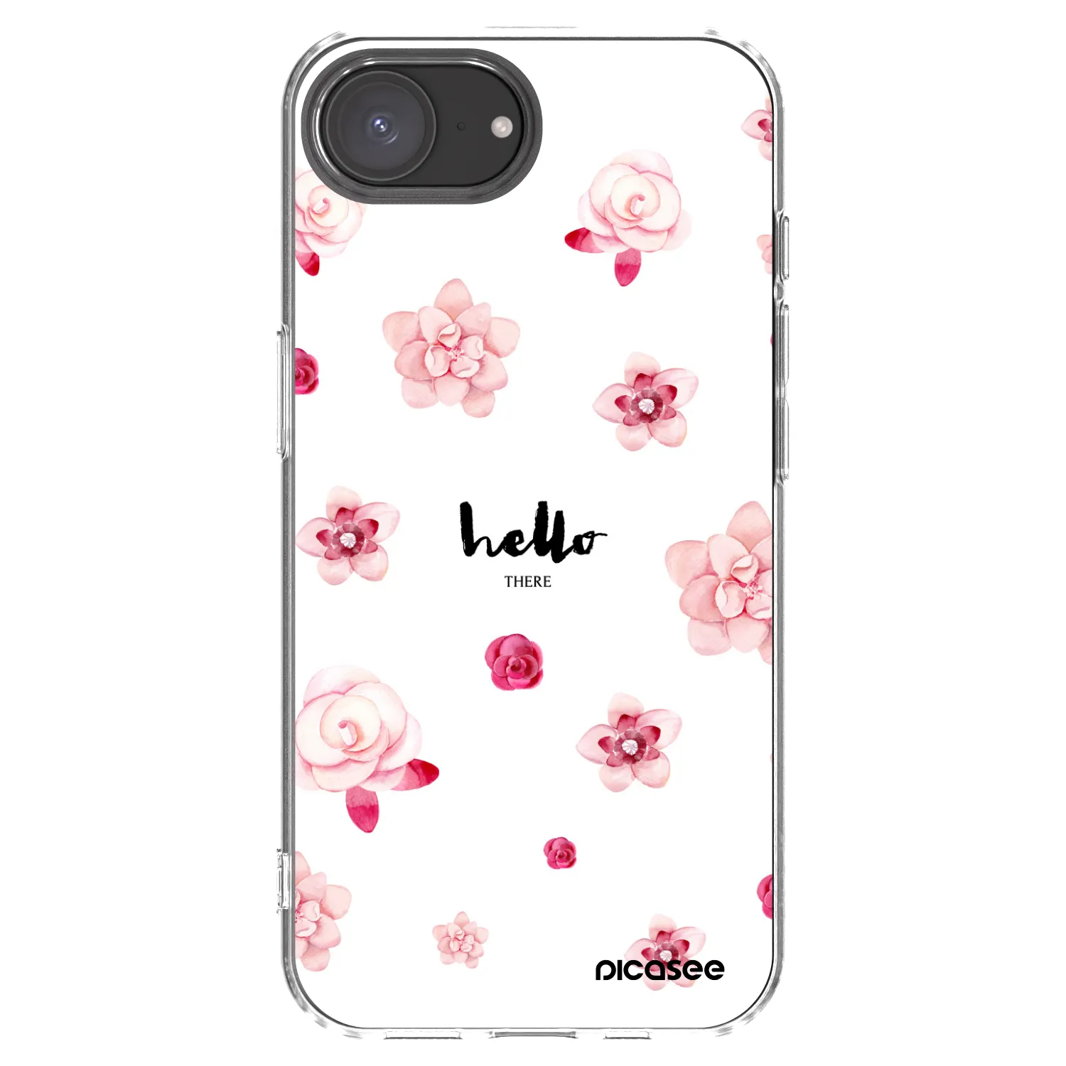 Picasee silikónový prehľadný obal pre Apple iPhone 17e - Hello there