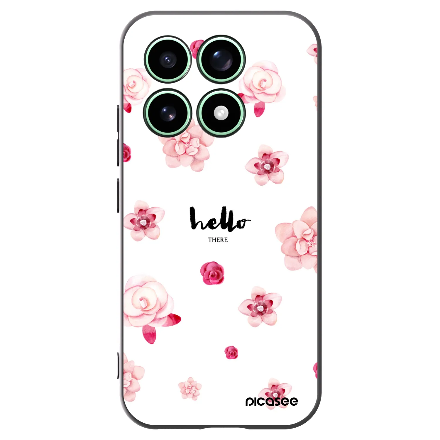 Picasee silikónový čierny obal pre Xiaomi 17 - Hello there