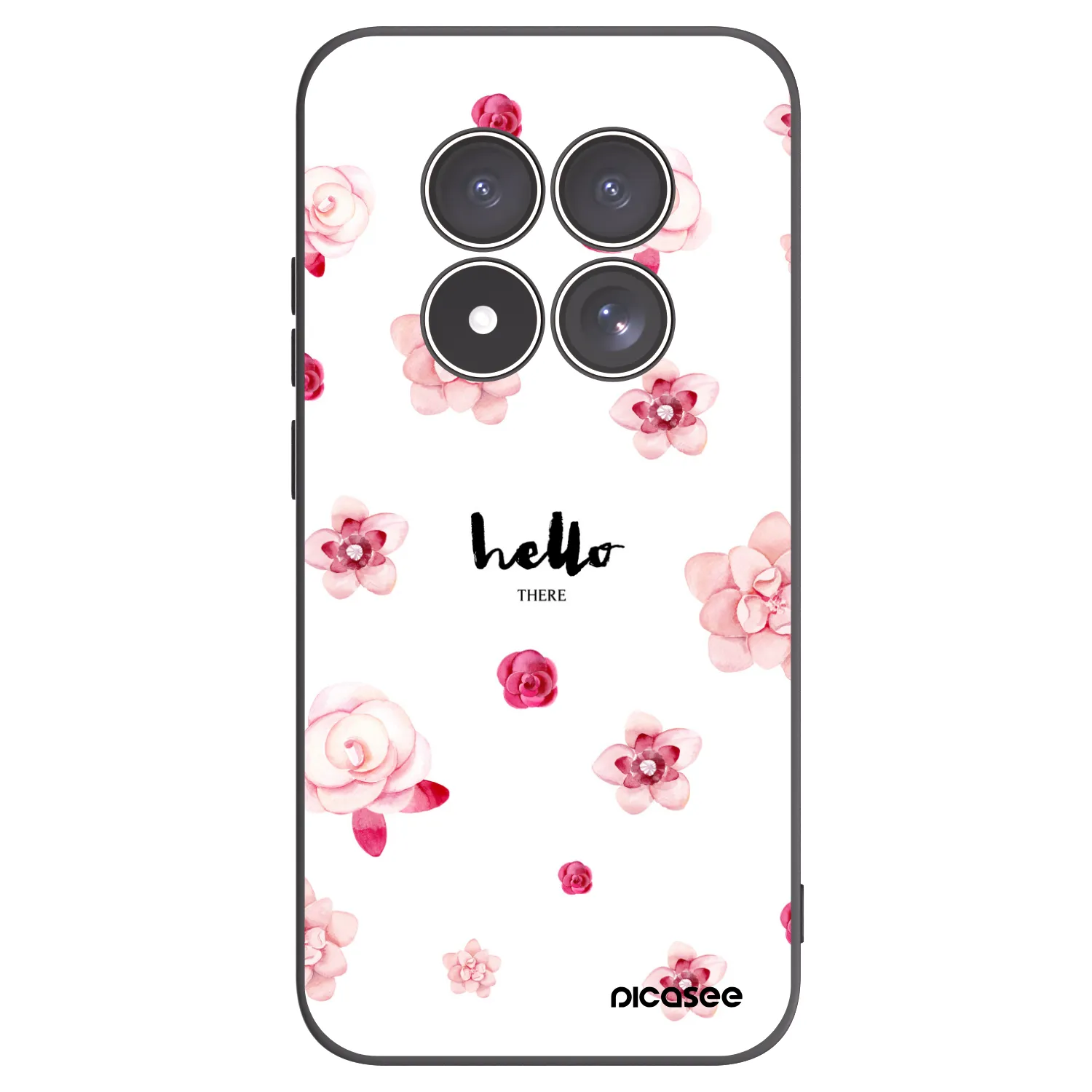Picasee silikónový čierny obal pre Xiaomi Redmi Note 15 Pro 5G - Hello there