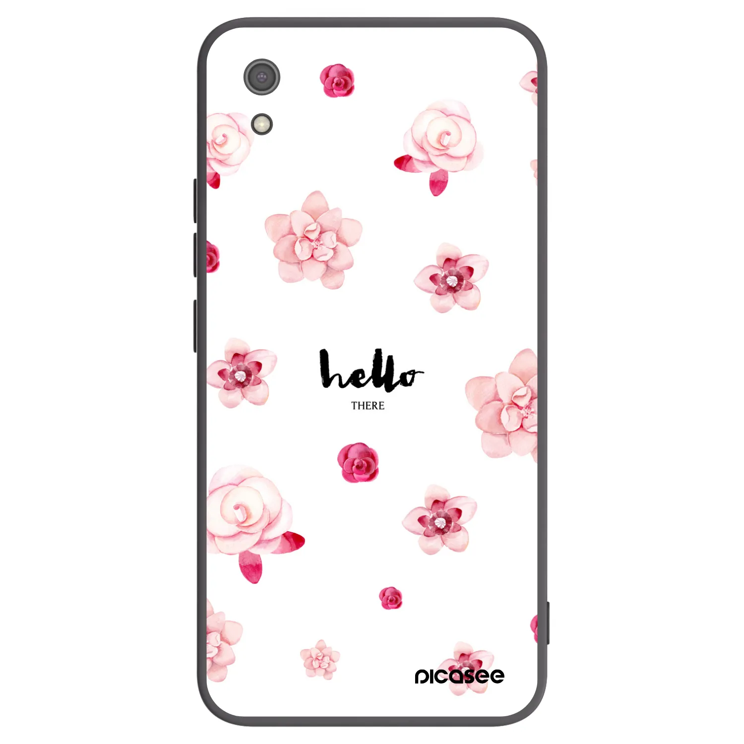 Picasee silikónový čierny obal pre Xiaomi Redmi 7A - Hello there