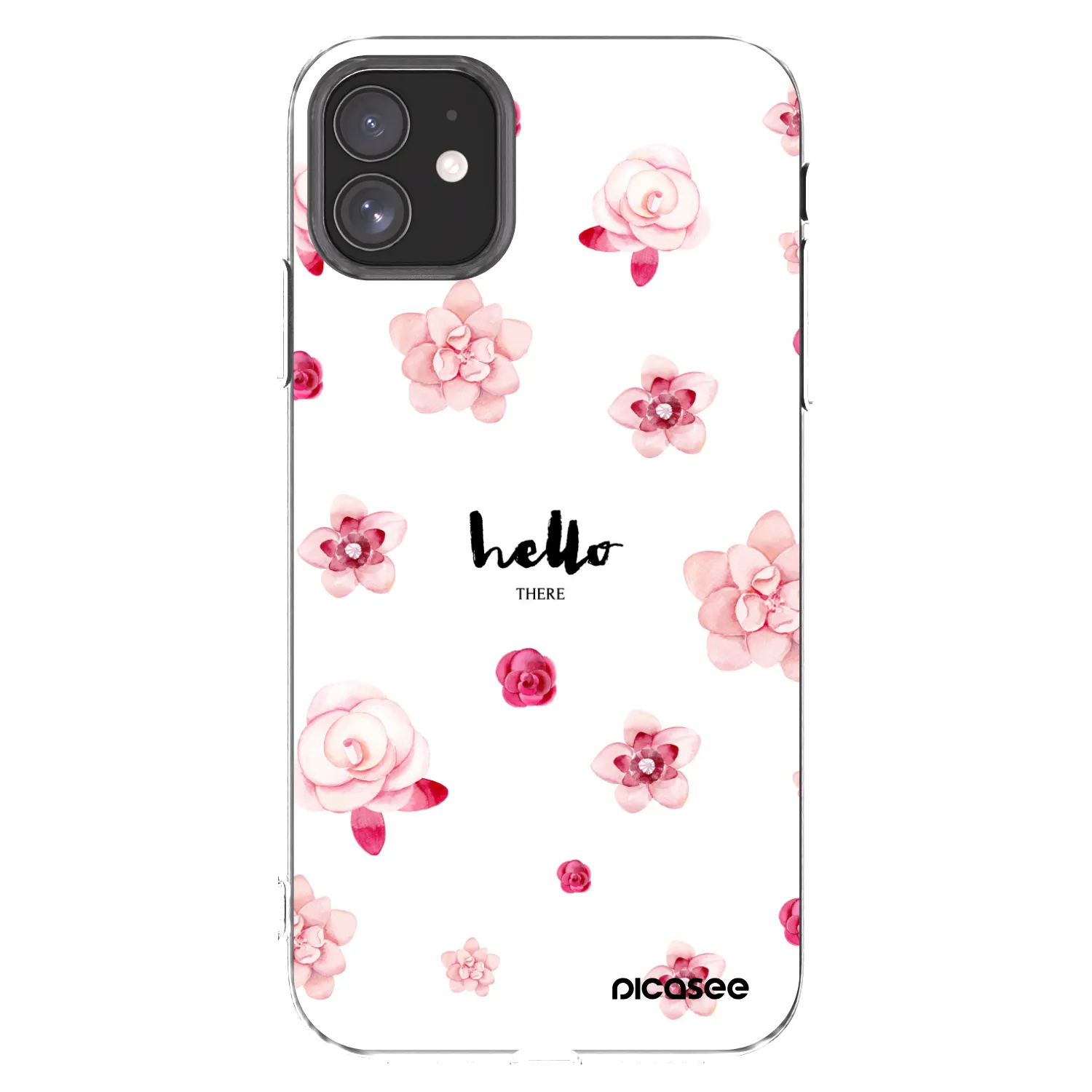 Picasee silikónový prehľadný obal pre Apple iPhone 11 - Hello there
