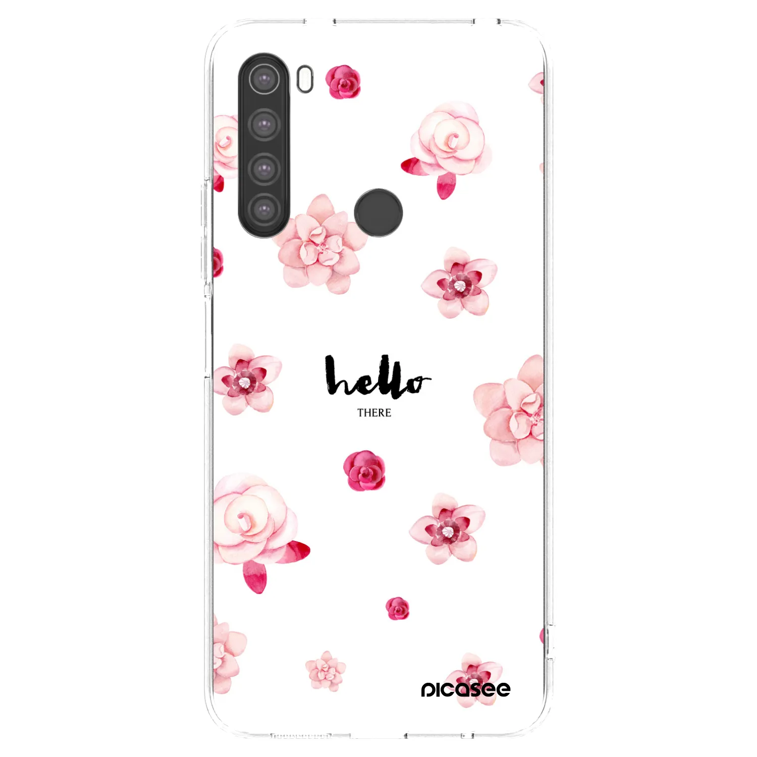 Picasee silikónový prehľadný obal pre Xiaomi Redmi Note 8 - Hello there