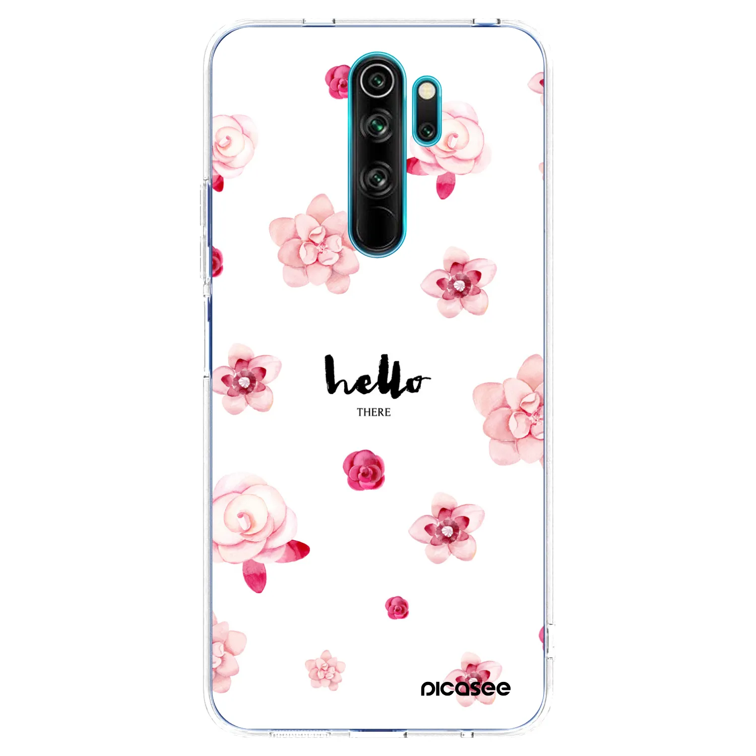 Picasee silikónový prehľadný obal pre Xiaomi Redmi Note 8 Pro - Hello there