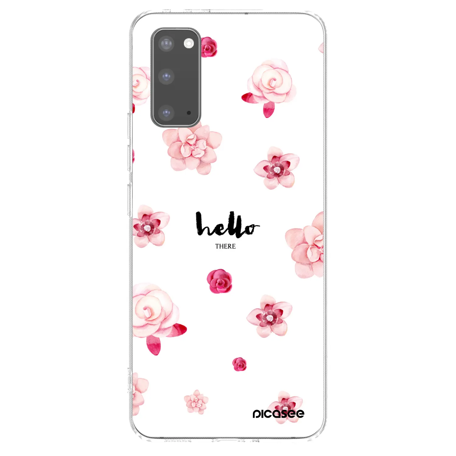 Picasee silikónový prehľadný obal pre Samsung Galaxy S20 G980F - Hello there