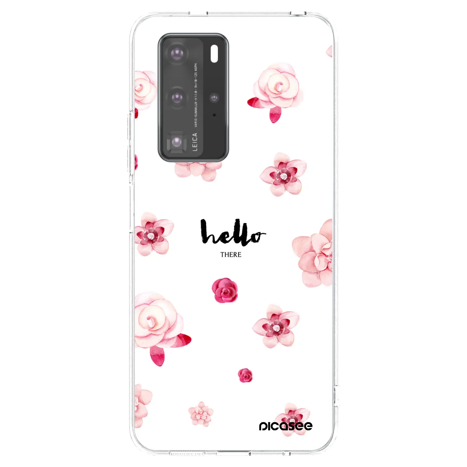 Picasee silikónový prehľadný obal pre Huawei P40 Pro - Hello there