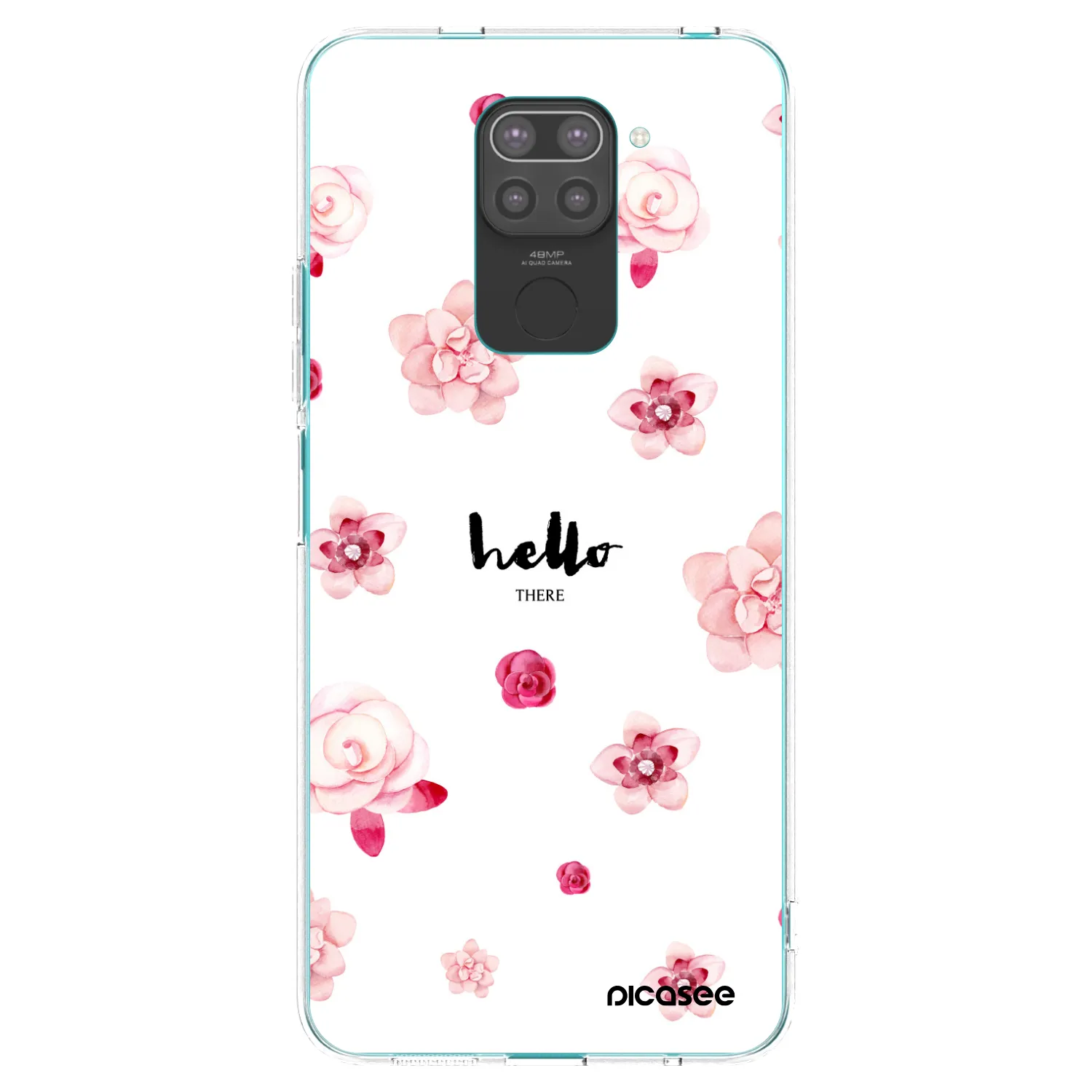 Picasee silikónový čierny obal pre Xiaomi Redmi Note 9 - Hello there