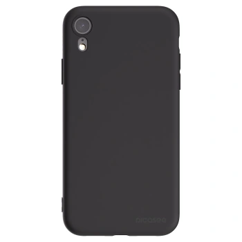 Picasee silikónový čierny obal pre Apple iPhone XR - Clear