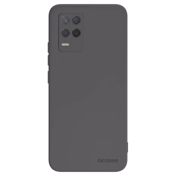 Picasee silikónový čierny obal pre Realme 8 5G - Clear
