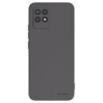 Picasee silikónový čierny obal pre Realme 8i - Clear