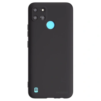 Picasee silikónový čierny obal pre Realme C21Y - Clear