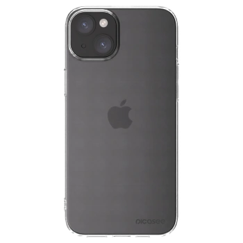 Picasee silikónový prehľadný obal pre Apple iPhone 15 Plus - Clear