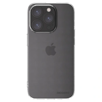Picasee silikónový prehľadný obal pre Apple iPhone 15 Pro - Clear