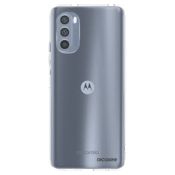 Picasee silikónový prehľadný obal pre Motorola Moto G62 - Clear