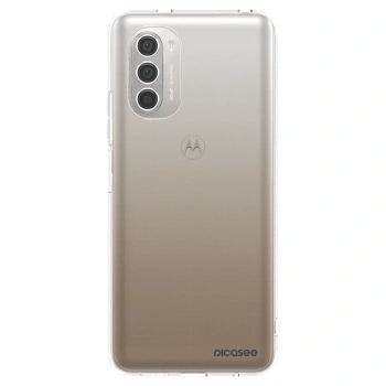Picasee silikónový prehľadný obal pre Motorola Moto G51 - Clear