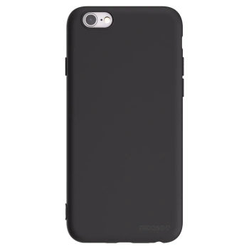 Picasee silikónový čierny obal pre Apple iPhone 6/6S - Clear