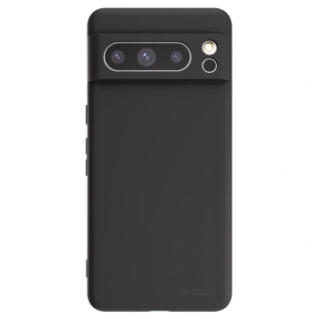 Picasee silikónový čierny obal pre Google Pixel 8 Pro - Clear