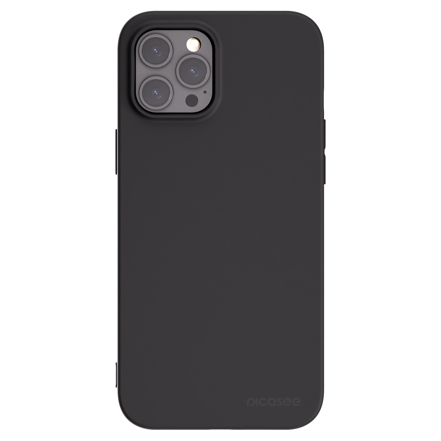 Silikónový čierny obal pre Apple iPhone 12 Pro Max - Clear