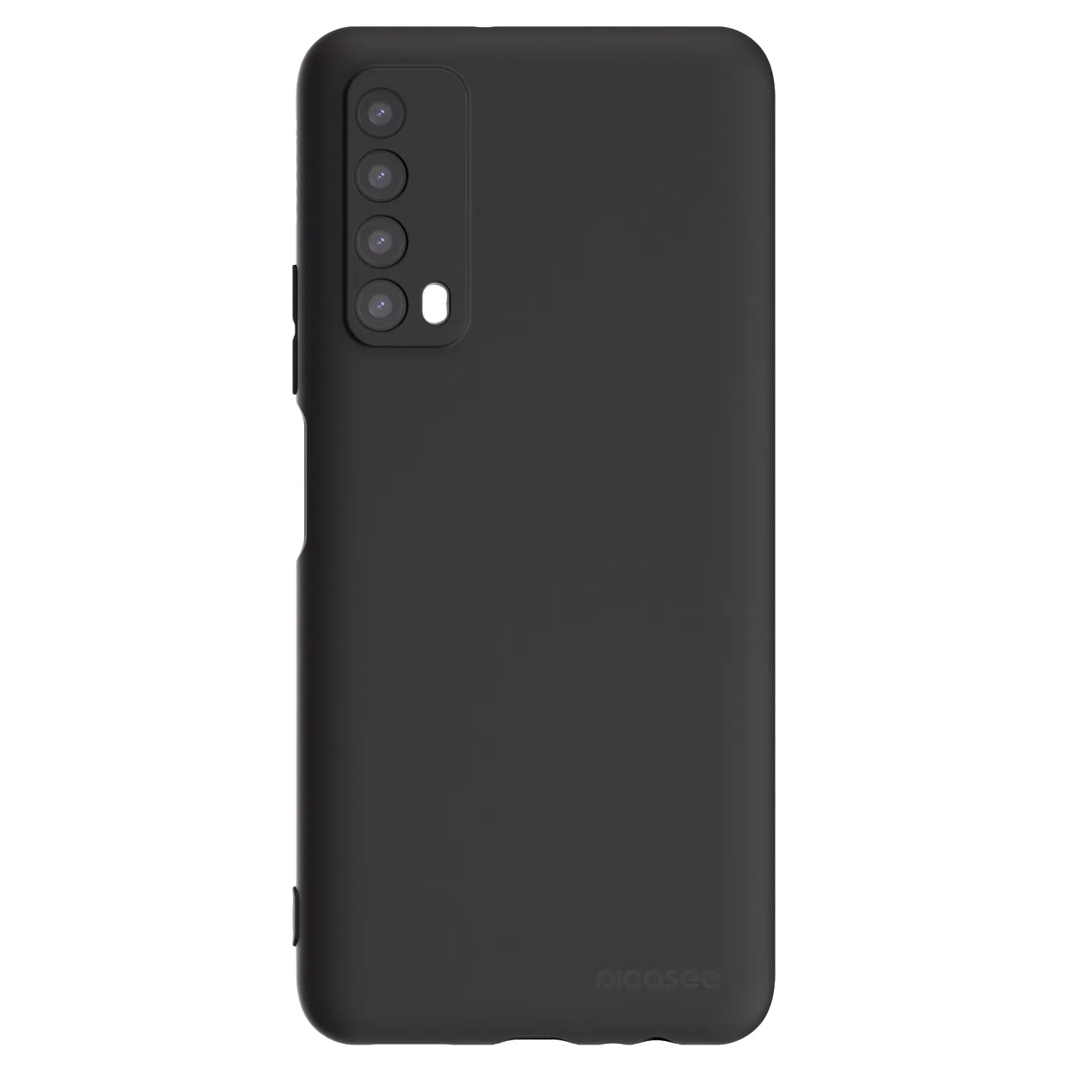 Picasee silikónový čierny obal pre Huawei P Smart 2021 - Clear