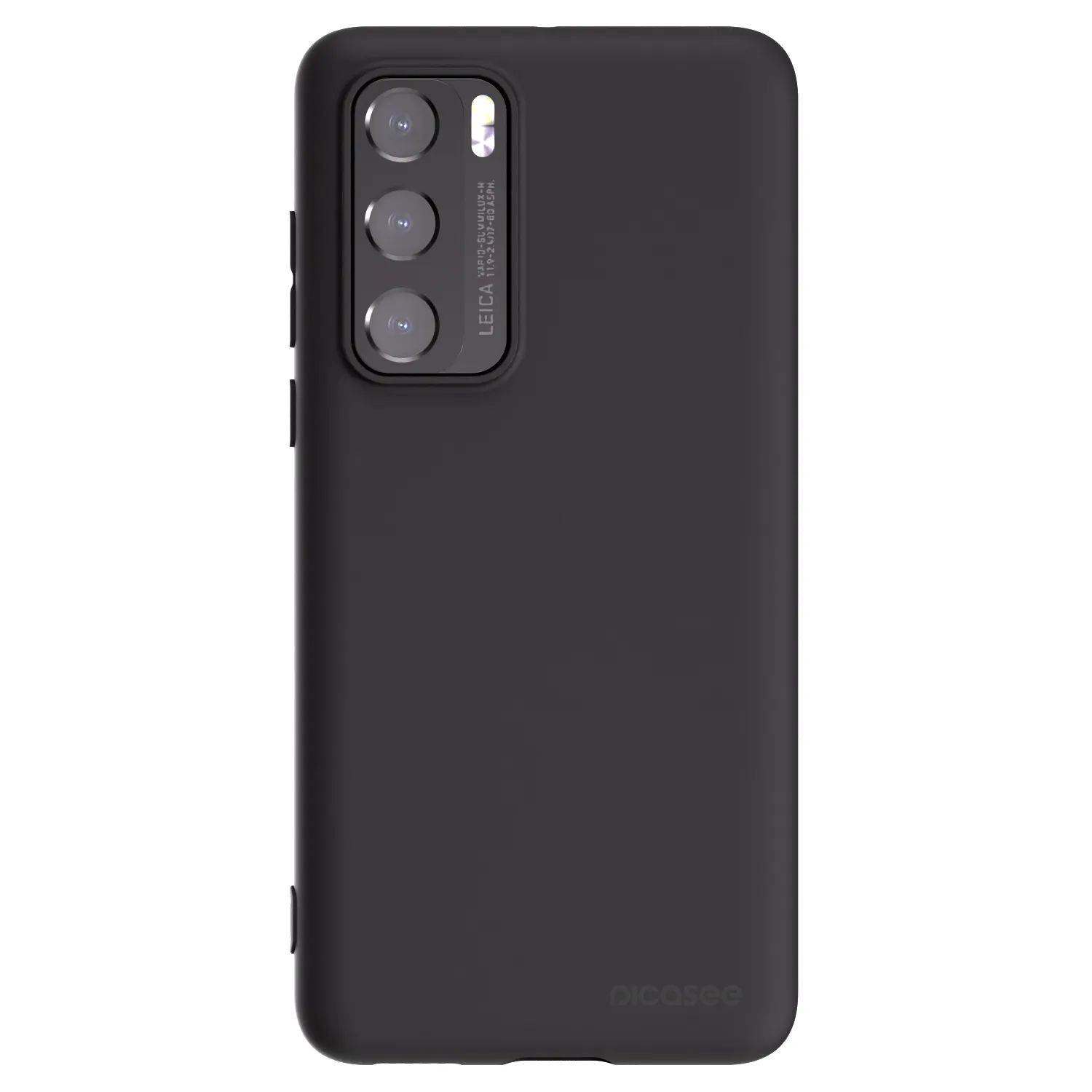 Picasee silikónový čierny obal pre Huawei P40 - Clear