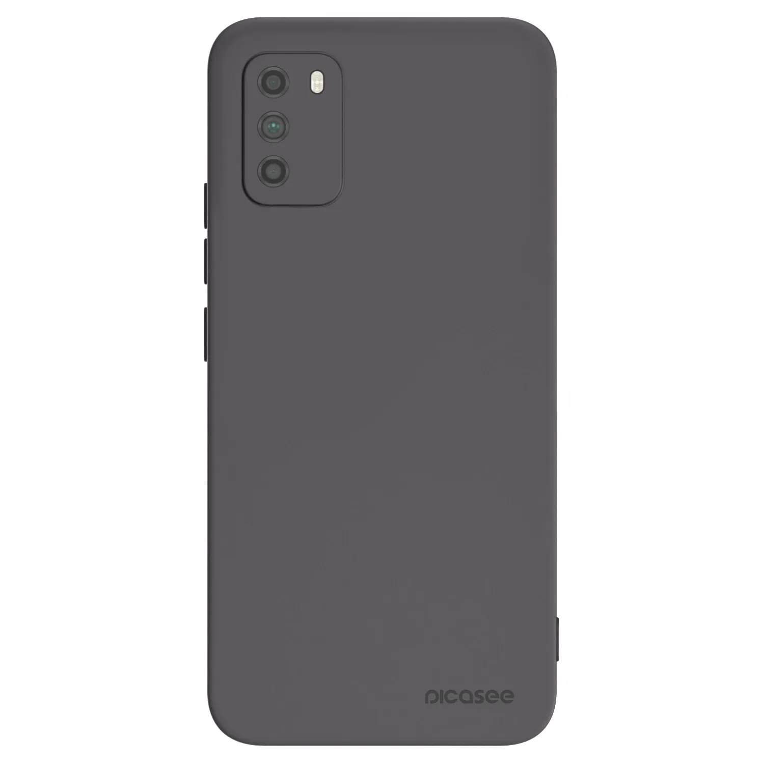 Picasee silikónový čierny obal pre Xiaomi Poco M3 - Clear