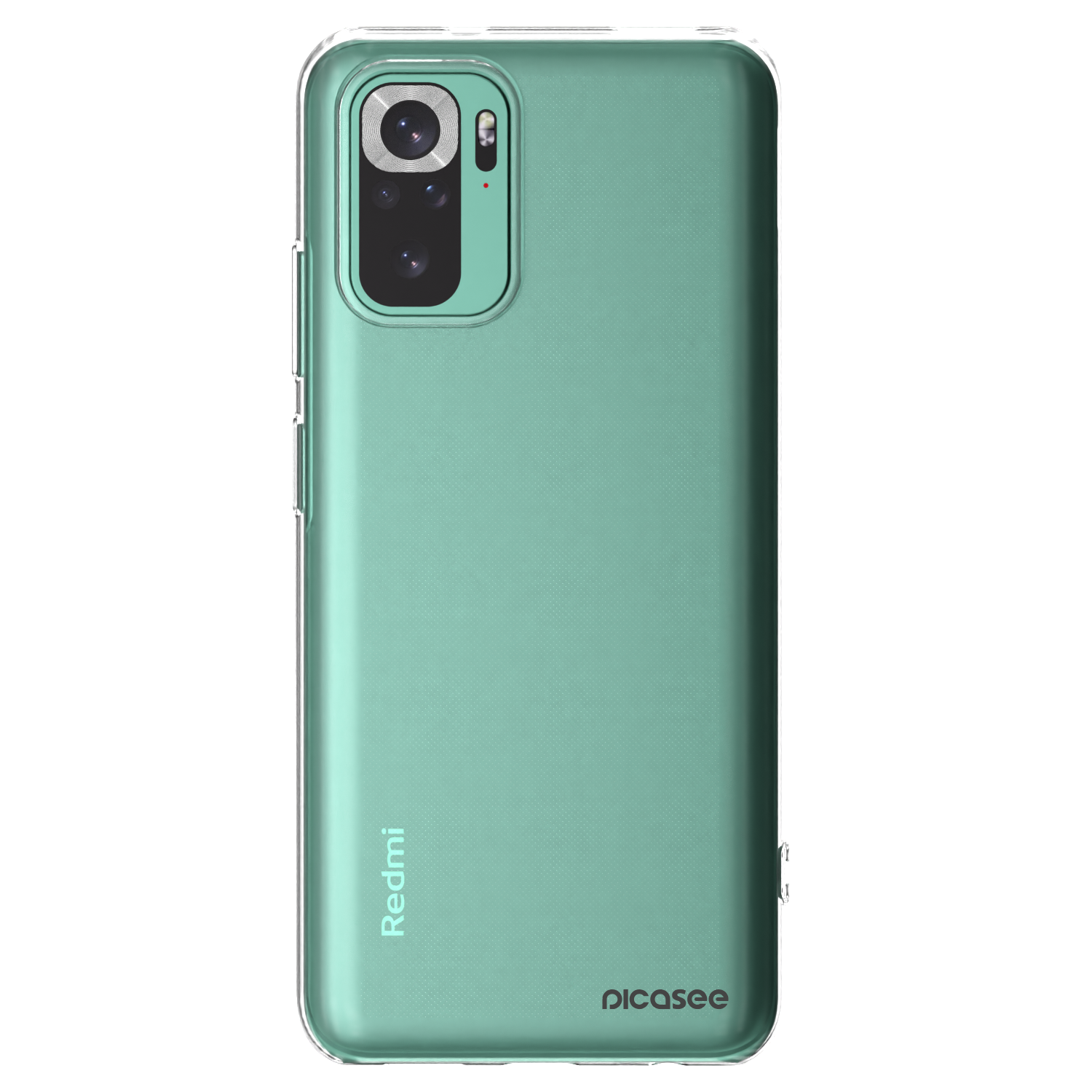 Picasee silikónový prehľadný obal pre Xiaomi Redmi Note 10 Pro - Clear