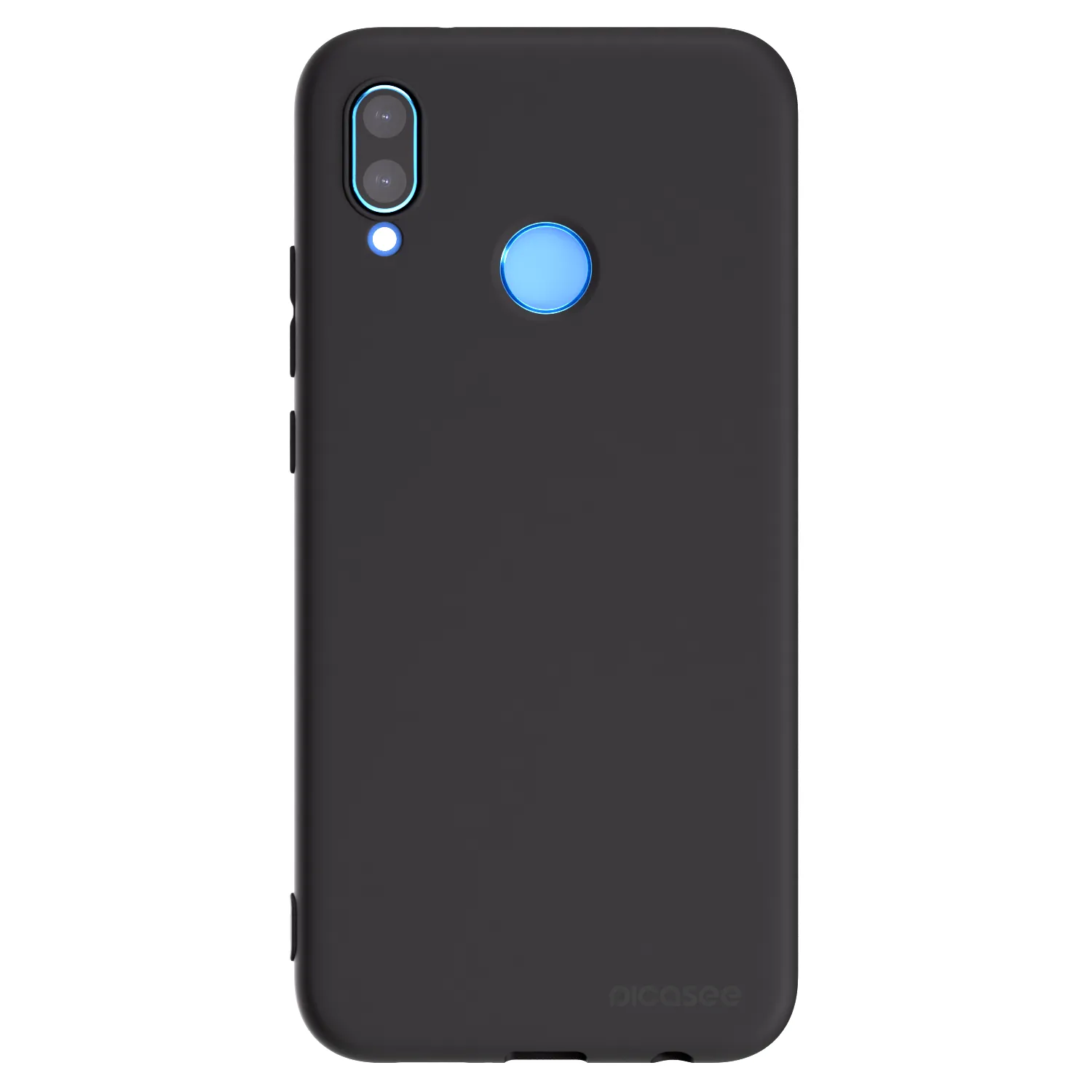 Picasee silikónový čierny obal pre Huawei P20 Lite - Clear