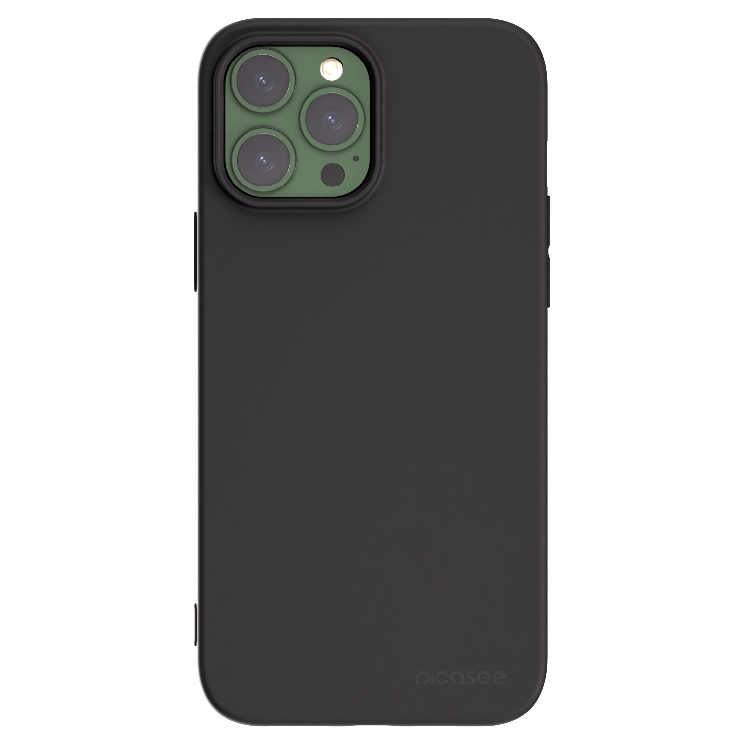 Silikónový čierny obal pre Apple iPhone 13 Pro Max - Clear