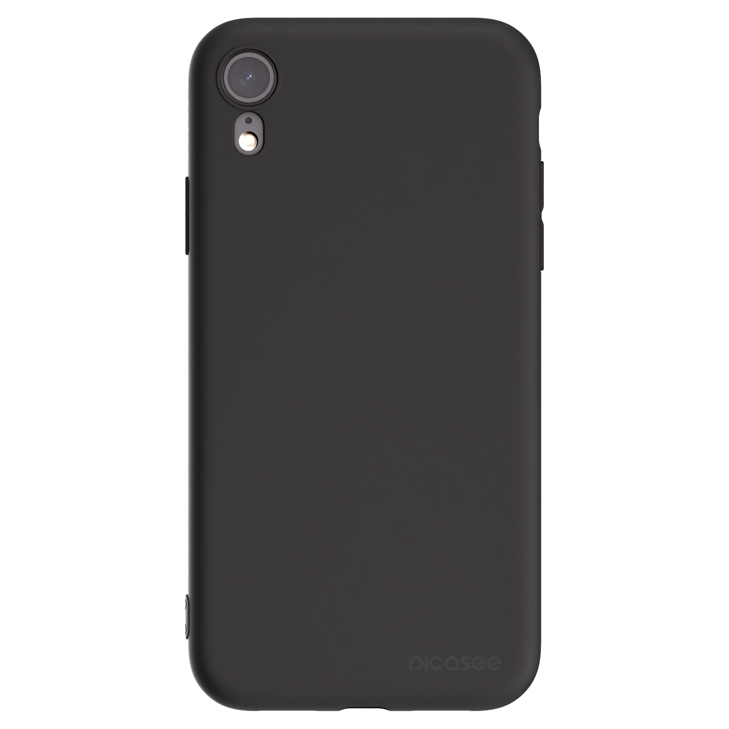 Picasee silikónový čierny obal pre Apple iPhone XR - Clear