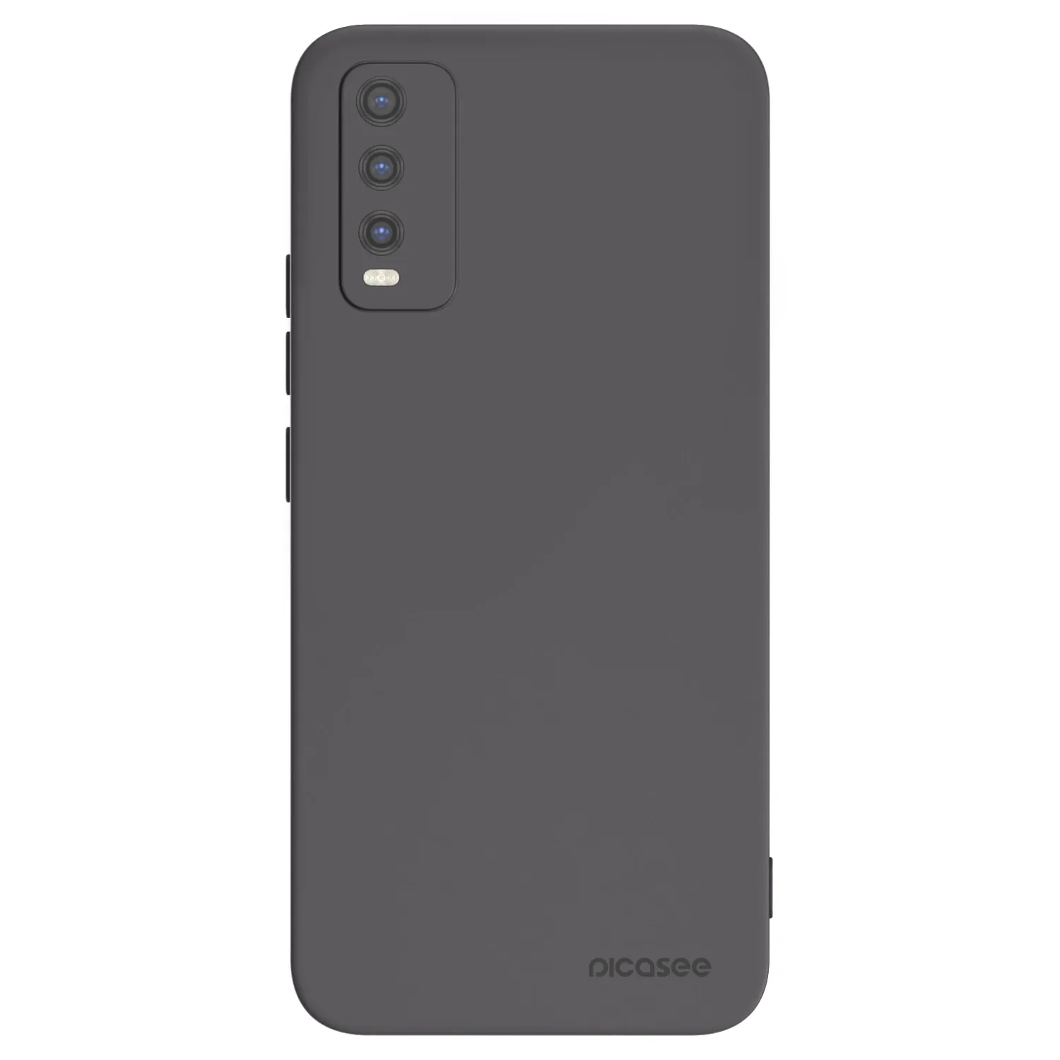 Picasee silikónový čierny obal pre Vivo Y20s - Clear