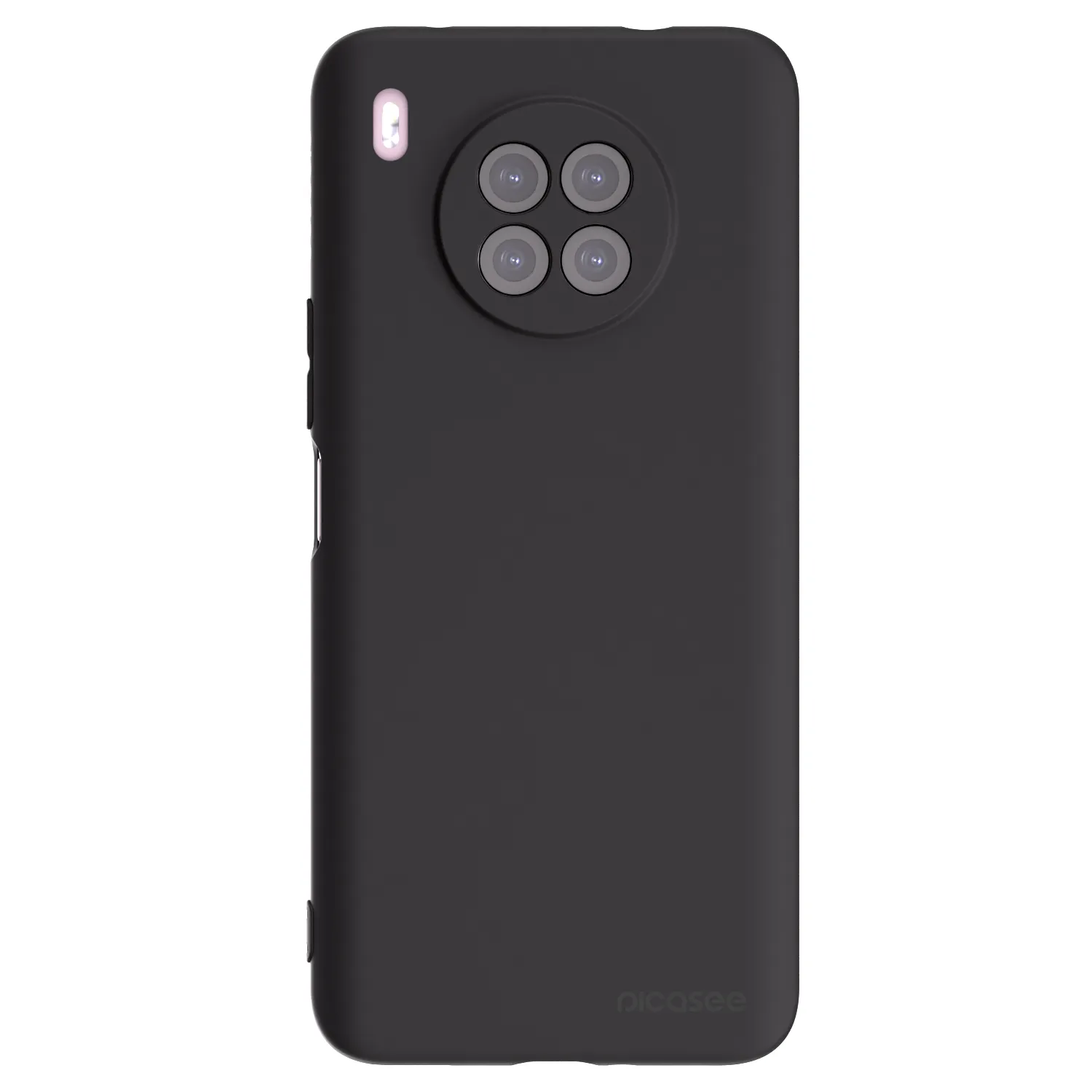 Picasee silikónový čierny obal pre Huawei Nova 8i - Clear