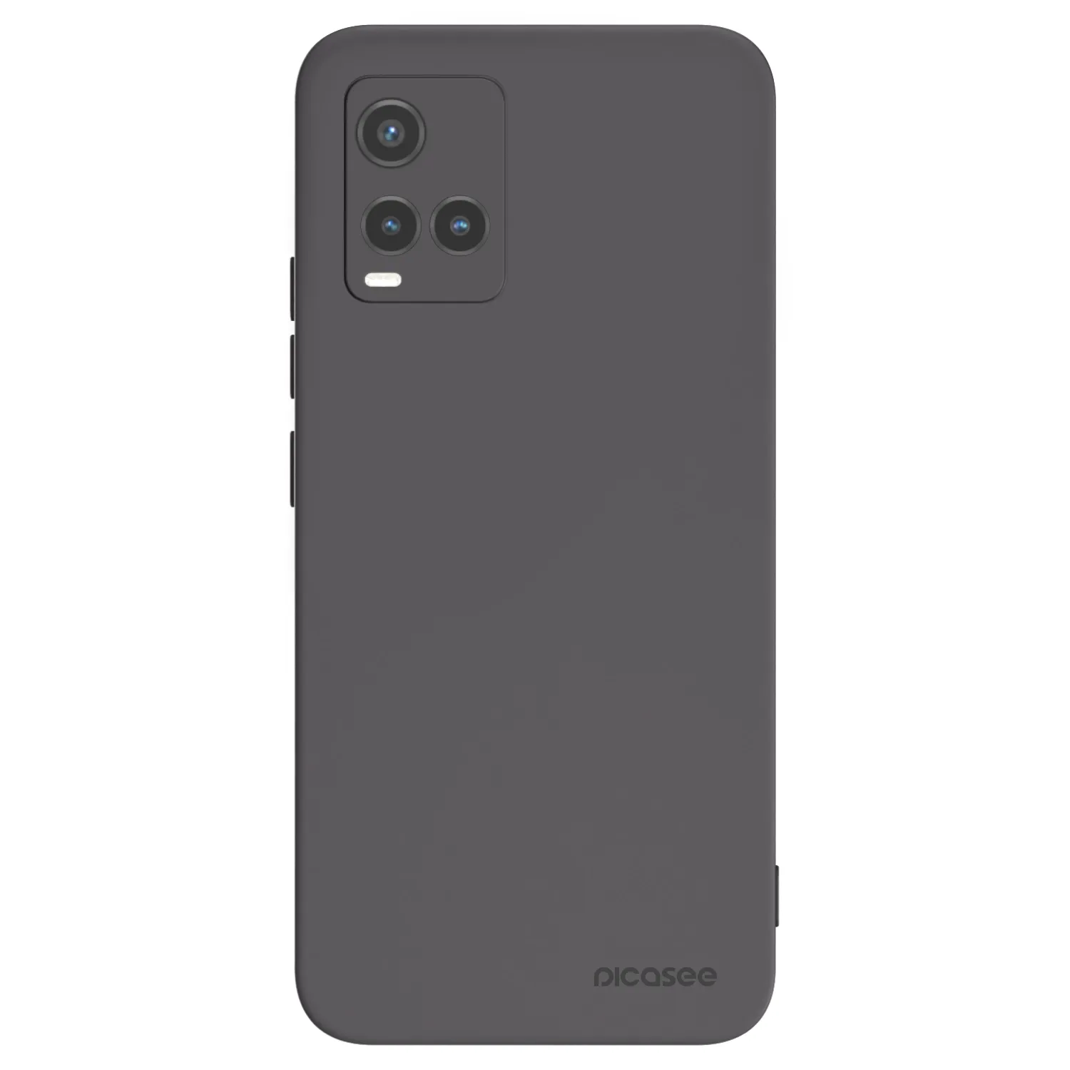 Picasee silikónový čierny obal pre Vivo Y33s - Clear