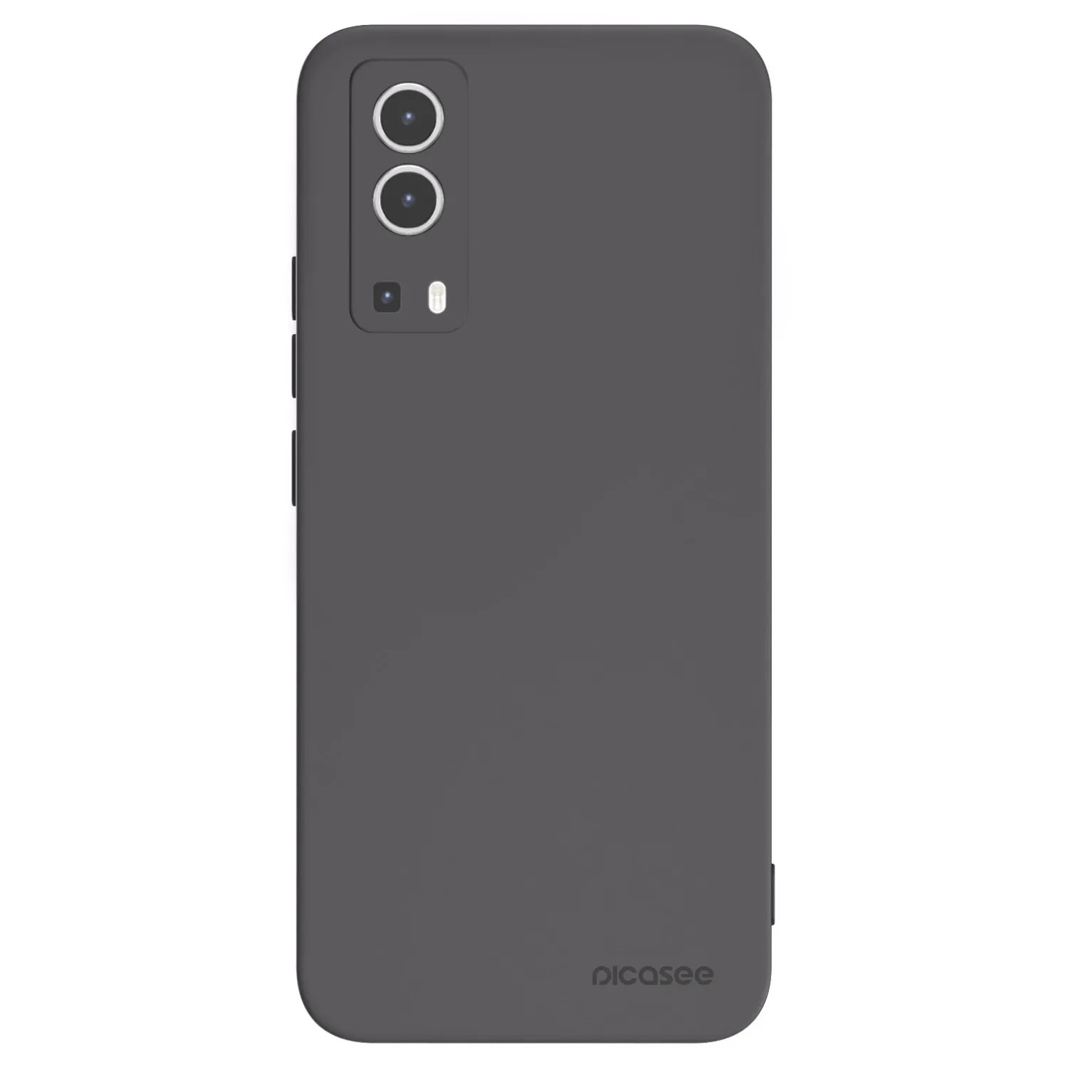 Picasee silikónový čierny obal pre Vivo Y72 5G - Clear