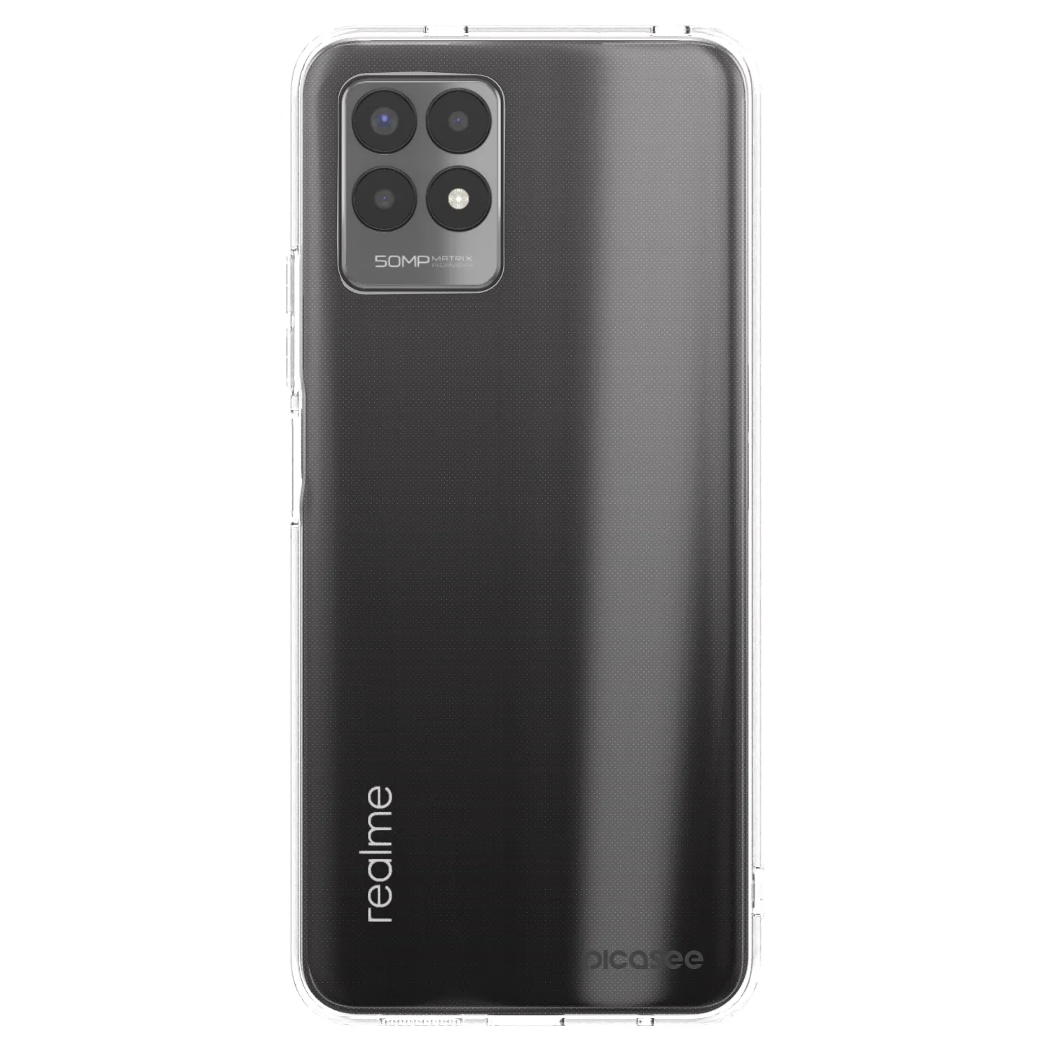 Picasee silikónový prehľadný obal pre Realme 8i - Clear
