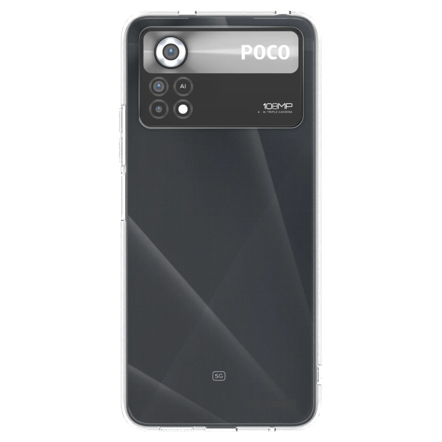 Picasee silikónový prehľadný obal pre Xiaomi Poco X4 Pro 5G - Clear