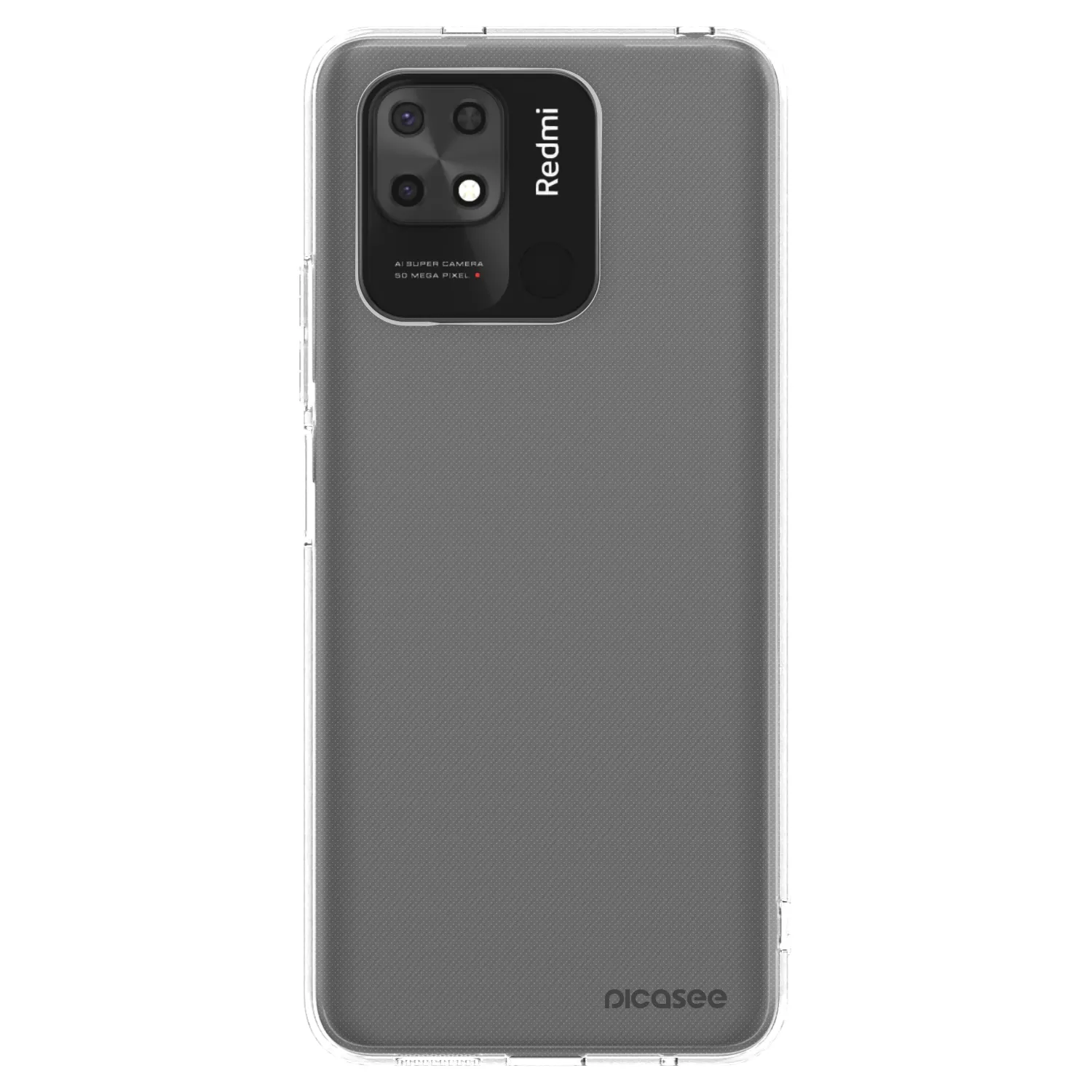 Picasee silikónový prehľadný obal pre Xiaomi Redmi 10C - Clear