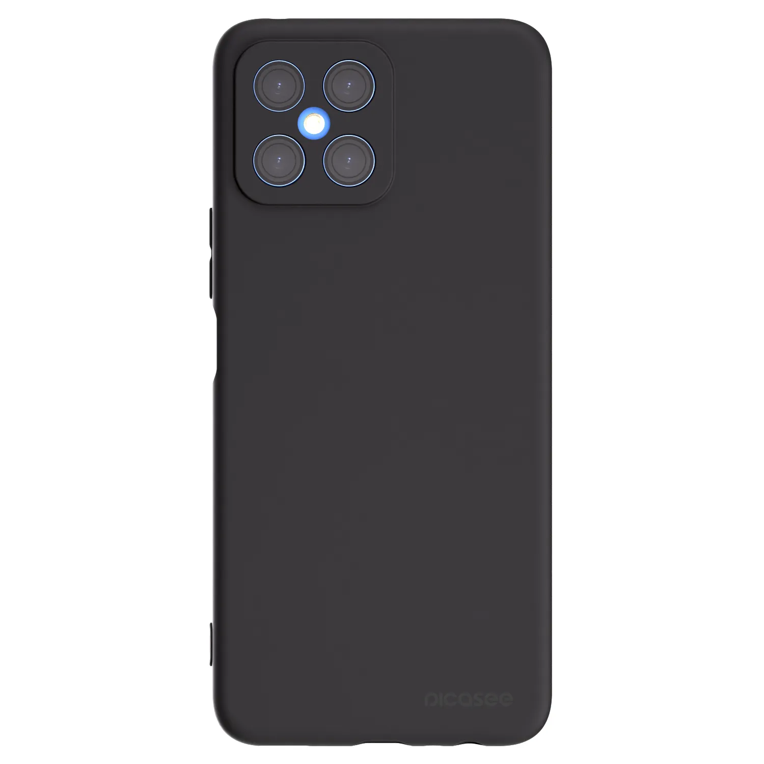Picasee silikónový čierny obal pre Honor X8 4G - Clear