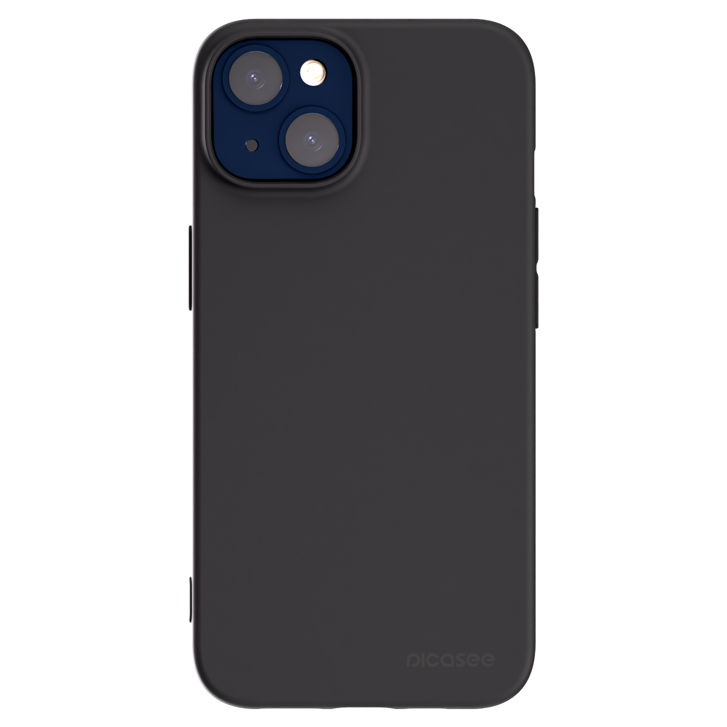 Silikónový čierny obal pre Apple iPhone 14 - Clear