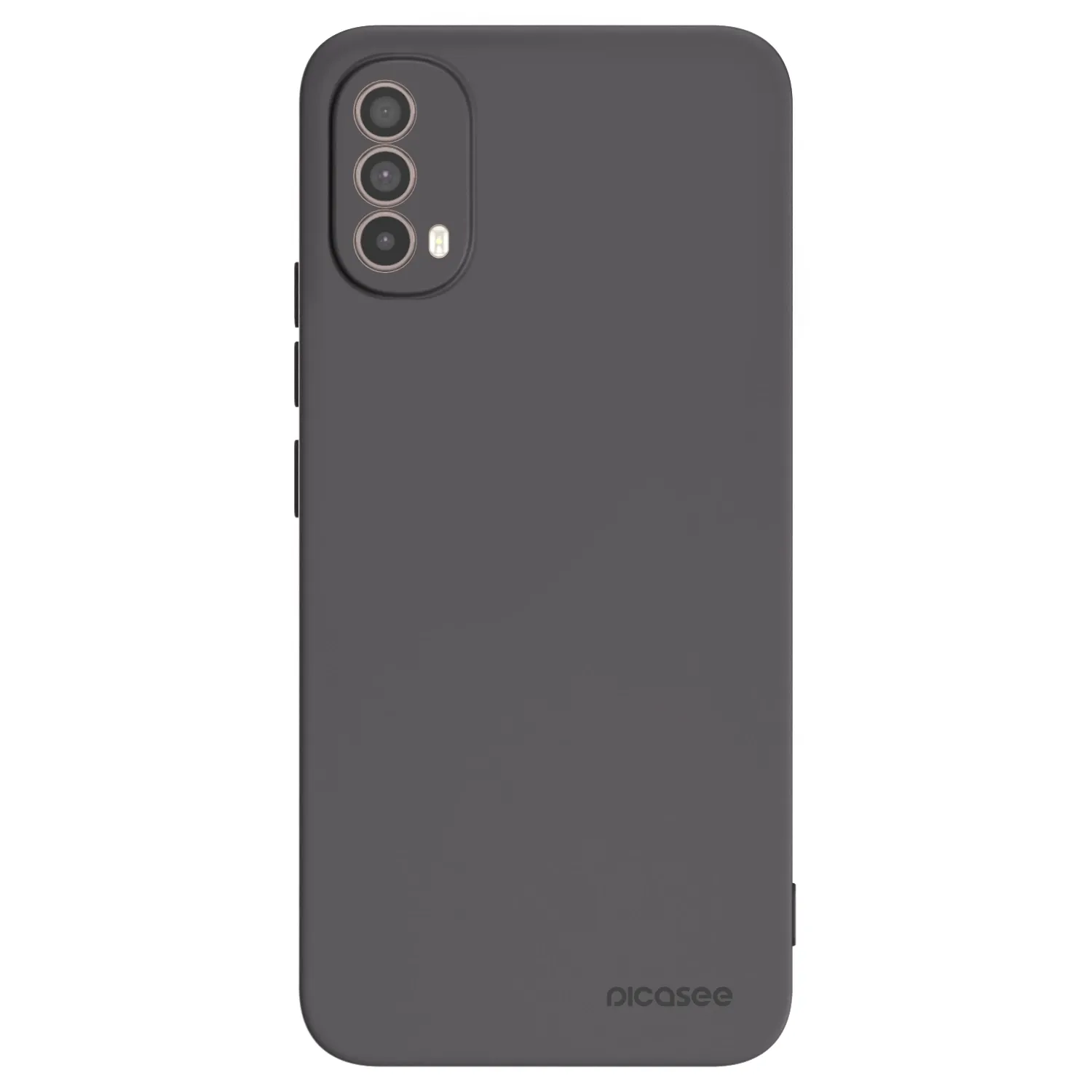 Picasee silikónový čierny obal pre Motorola Moto E40 - Clear