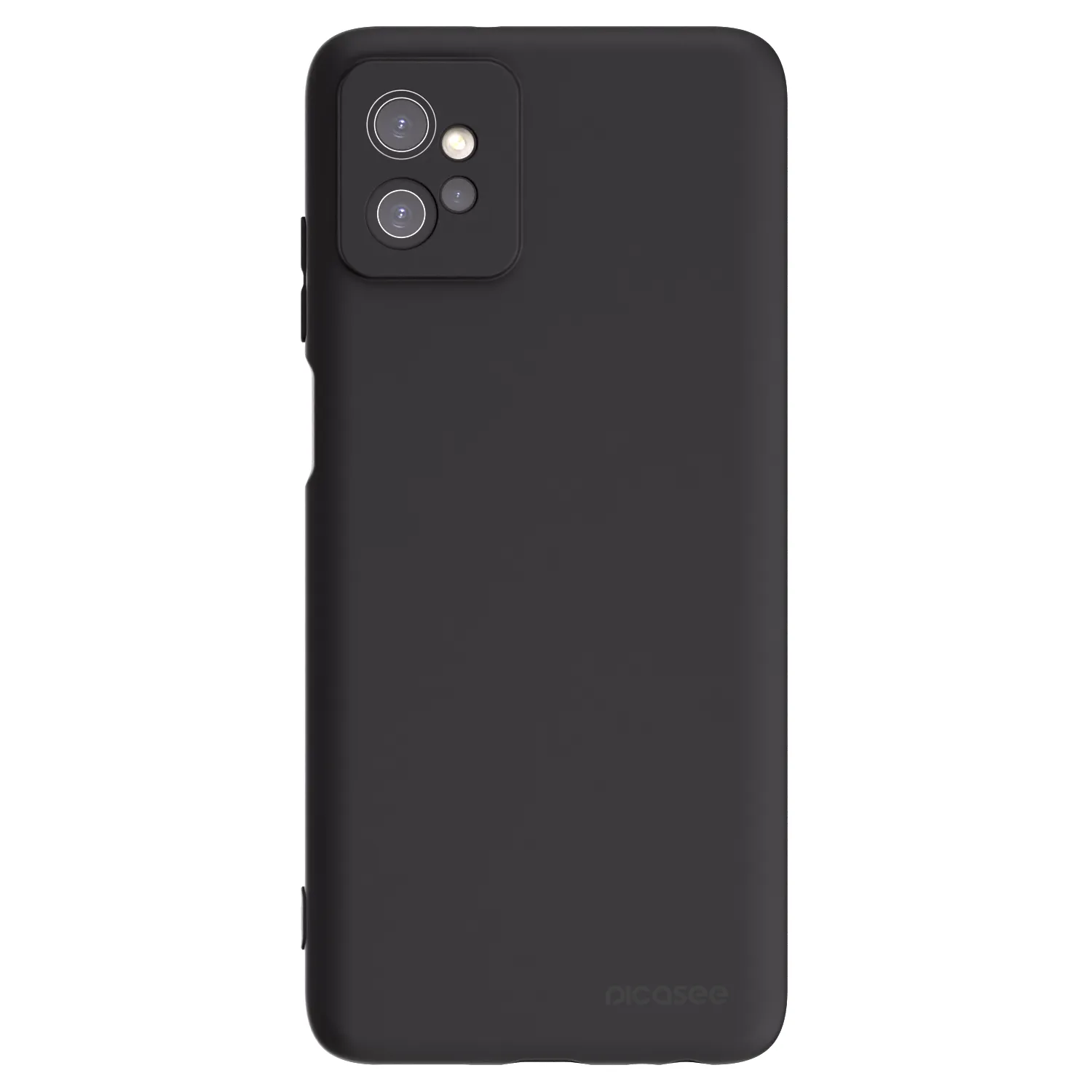 Picasee silikónový čierny obal pre Motorola Moto G32 - Clear