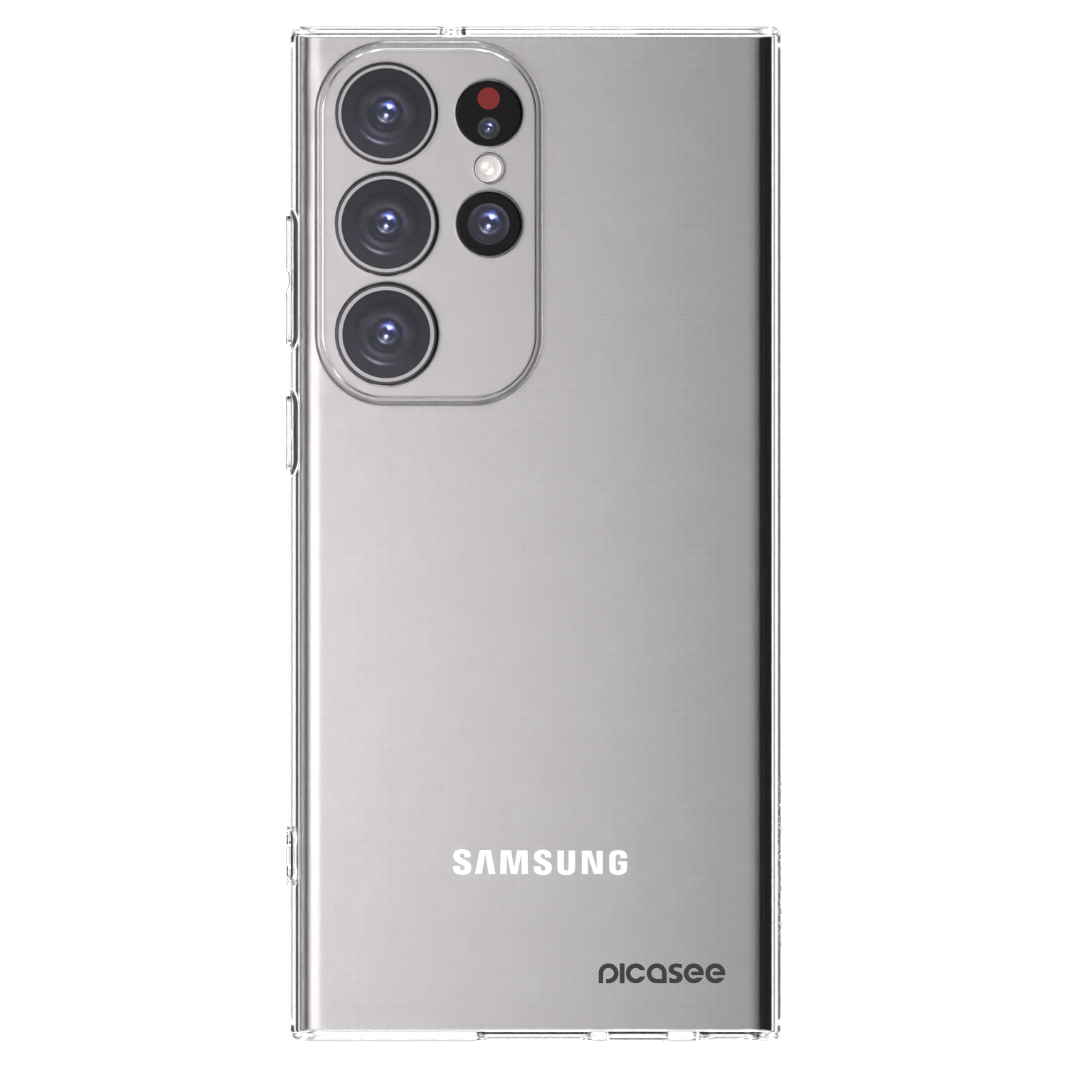 Picasee silikónový prehľadný obal pre Samsung Galaxy S23 Ultra 5G - Clear