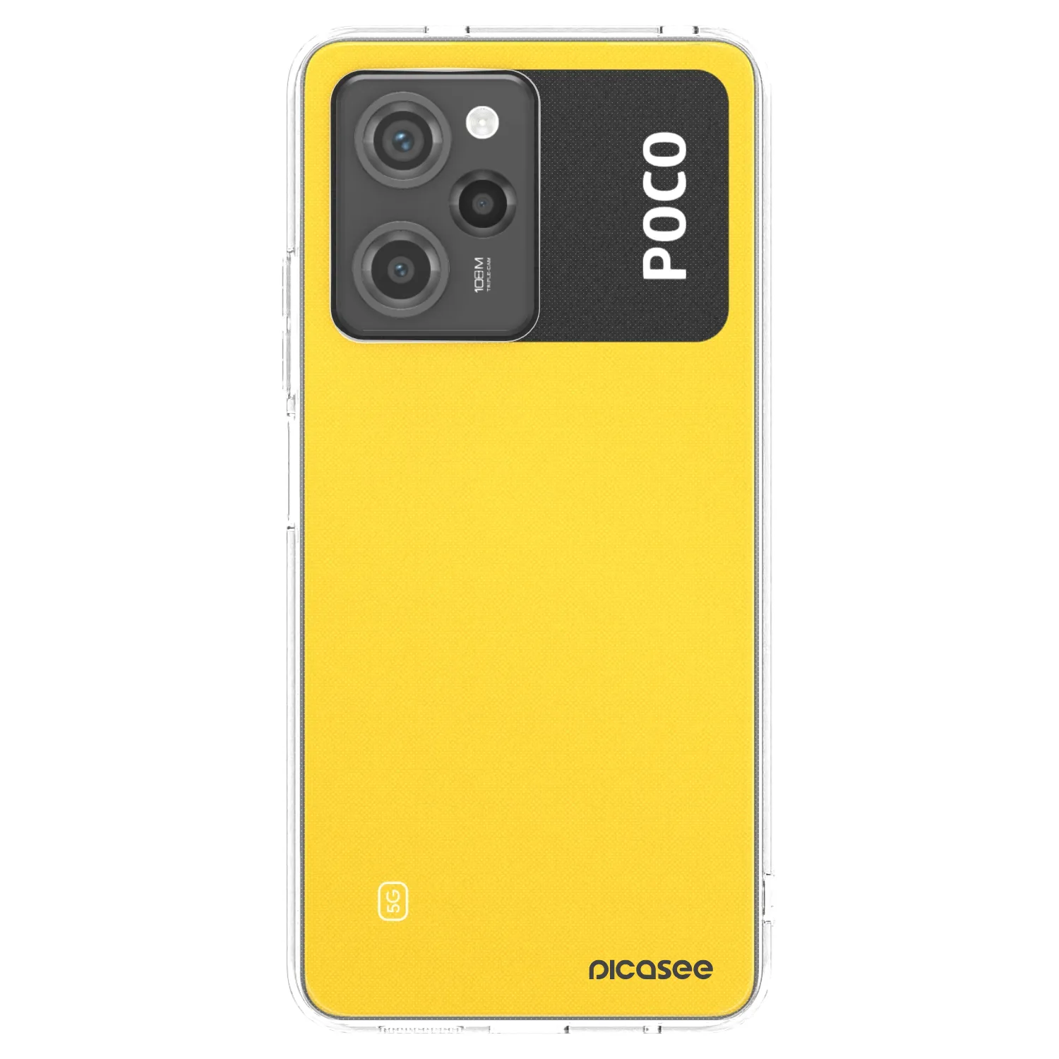 Picasee silikónový prehľadný obal pre Xiaomi Poco X5 Pro - Clear