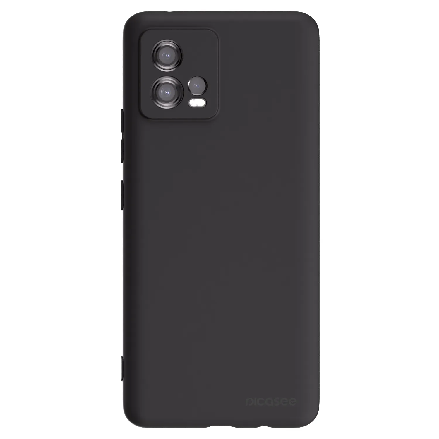 Picasee silikónový čierny obal pre Motorola Moto G72 - Clear