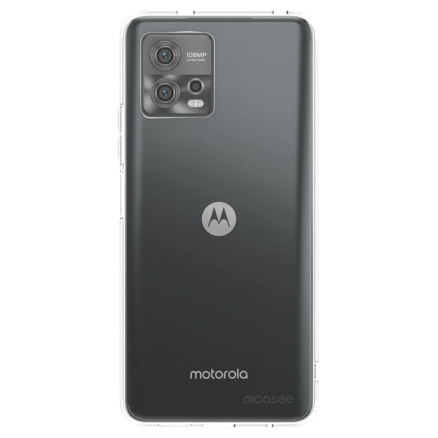 Picasee silikónový prehľadný obal pre Motorola Moto G72 - Clear