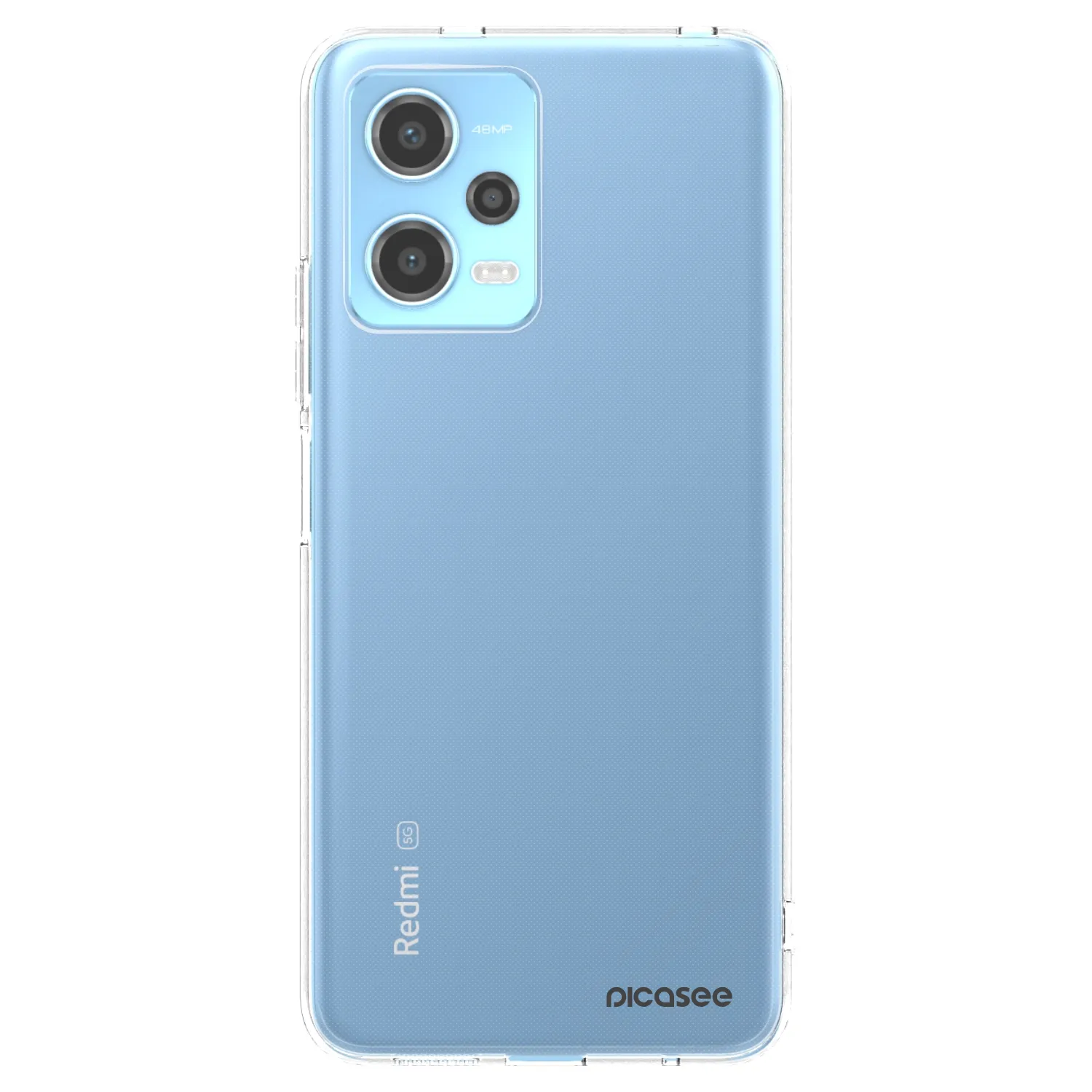 Picasee silikónový prehľadný obal pre Xiaomi Redmi Note 12 5G - Clear