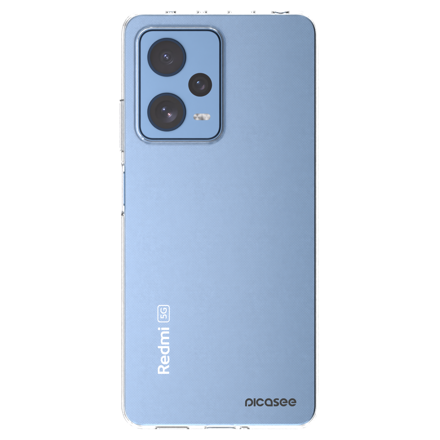 Picasee silikónový prehľadný obal pre Xiaomi Redmi Note 12 Pro 5G - Clear