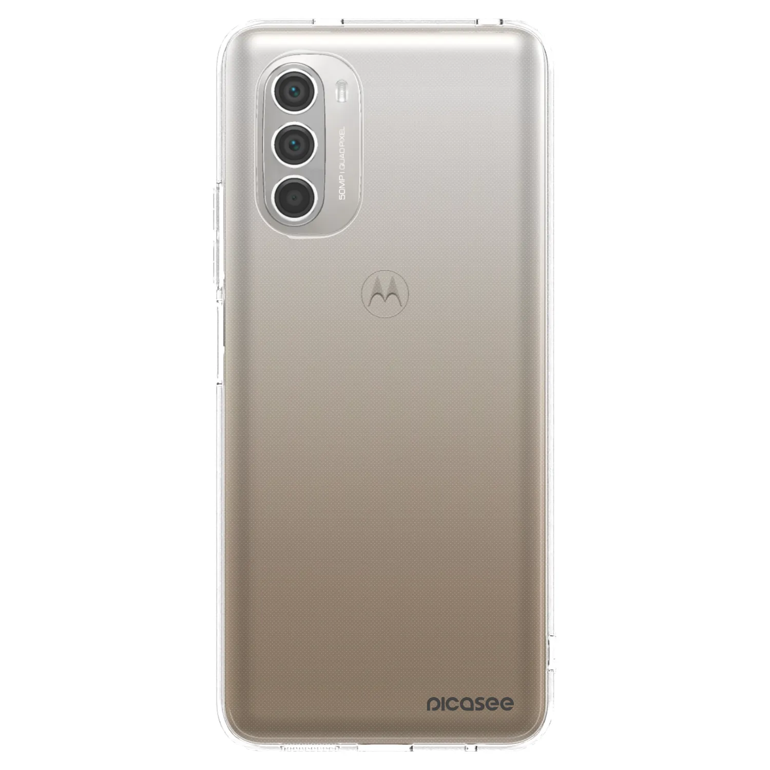 Picasee silikónový prehľadný obal pre Motorola Moto G51 - Clear