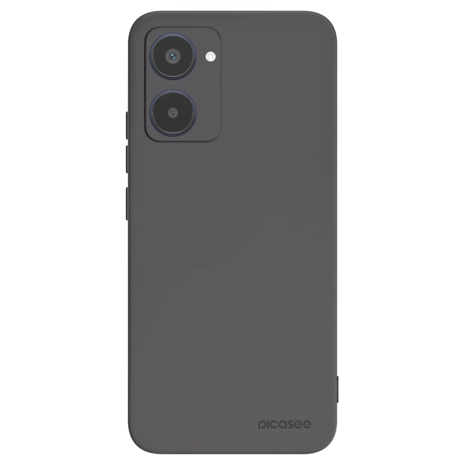 Picasee silikónový čierny obal pre Realme 10 4G - Clear